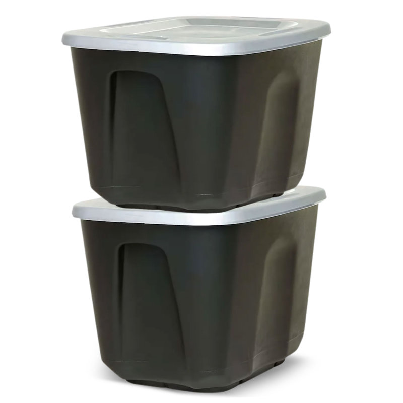 Homz Plastic Storage Tub & Tote