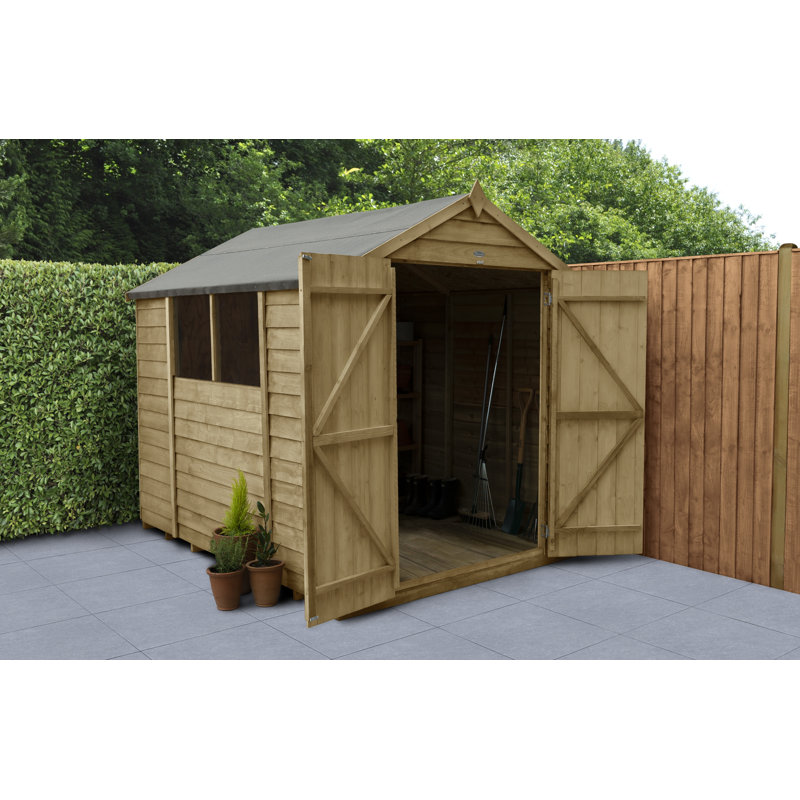 4Life 6x8 Pressure Treated Apex Shed