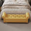 Banc de rangement capitonné 40 po, banc de rangement rembourré avec repose-pieds, banc de fenêtre à accoudoirs roulés-1041794213-1017028341