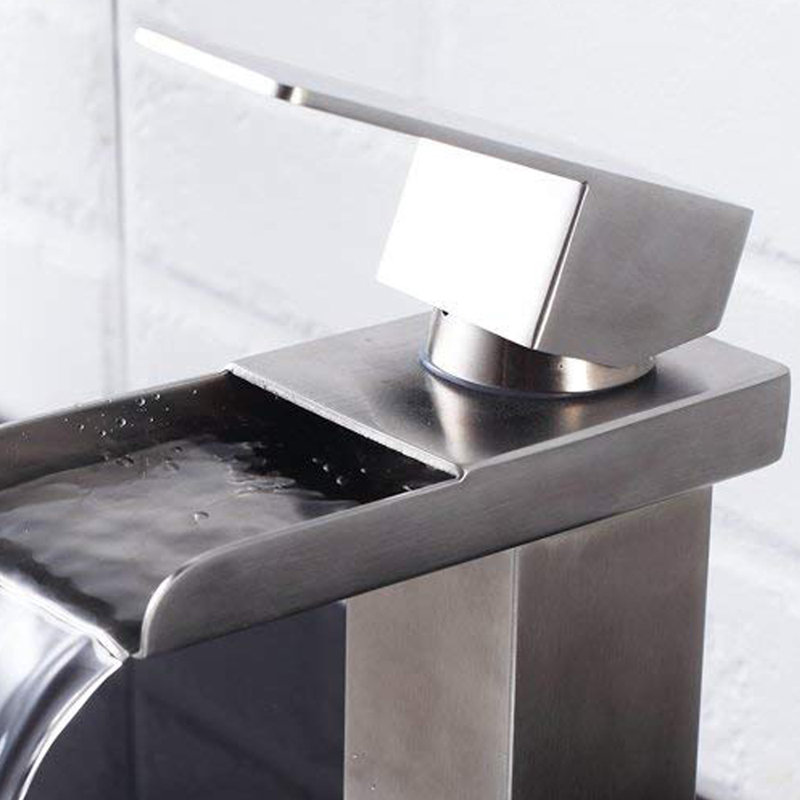 Waterfall Spout Bathroom Faucet