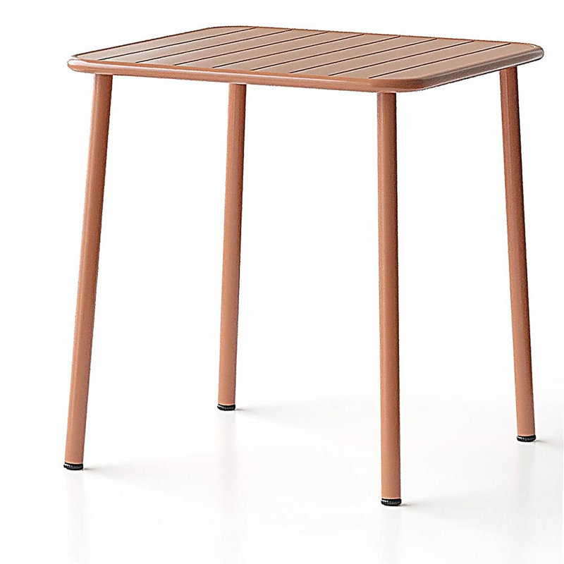 Table de cour Sera, Rouge brique clair