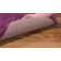Tapis en polypropylène tissé à la machine de couleur unie en mauve