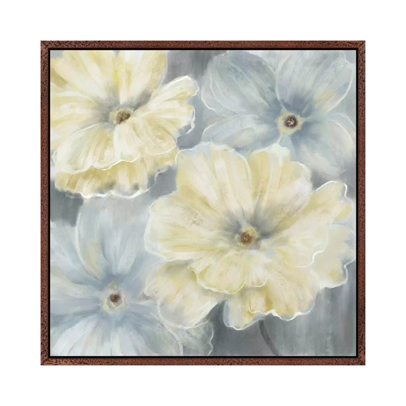 Duet I by Nan - Print on Canvas, Classic Brown Wood Framed, 66.04 cm H x 66.04 cm W