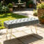 Velvet Upholstered Bench