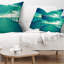 Coussin lombaire en bois seascape avec pont pour pilier de bois