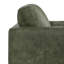 Chaise avec accoudoirs rembourrée de style moderne Mid-Century de 42 po Morrison-110809740