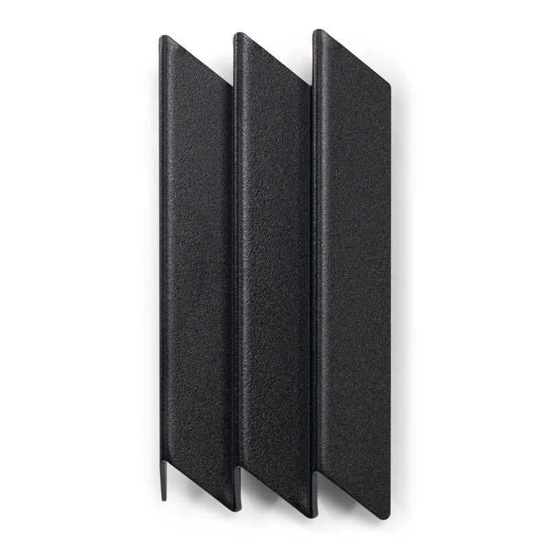 Spinder X BUDDE Steel Wall 3 - Hook Coat Rack, Black