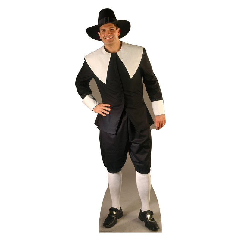 Life-Size Pilgrim Man Cardboard Stand-Up Cutout