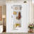 85.2''H Hall Tree with Bench, Hooks, and Adjustable Shelves for Modern Entryway Storage and Organization-1833098919