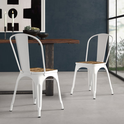 Elica 17.5'' H Stacking Side Chair