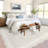 Machine Washable Rug with Rubber Backing Border Design Non-Slip Carpet for Living Room, Bedroom, Dining Room, Office, Playroom-2017245769