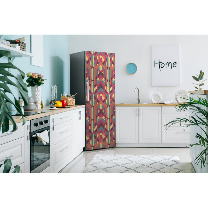 Coloured Lines Door Sticker