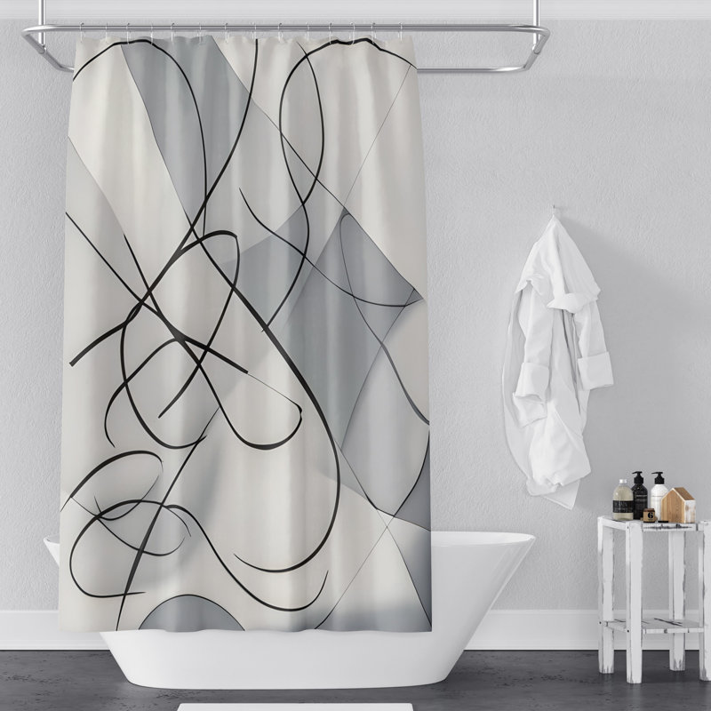 Rideau de douche Cohner, H 72 po x l 70 po