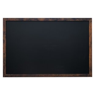 Classic Schoolhouse Black Chalkboard - Blue/Grey Barnwood Frame