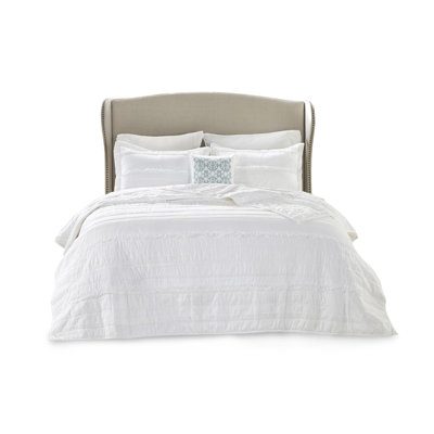 Microfiber Printed Quilt 4 Piece Set