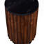 Table de bout ronde avec plateau moderne, table d'appoint de salon