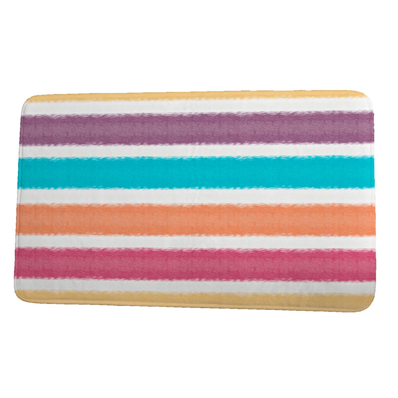Tapis pour salle de bain Lemaire, l 34 po x L 21 po, Jaune