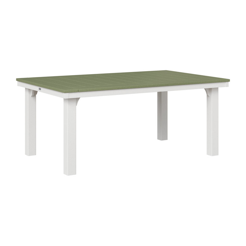 Berlin Gardens Homestead Rectangular Dining Table, Sage/White