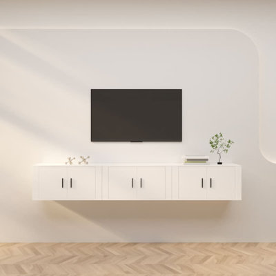 Towson Unfinished Floating TV Stand for TVs up to 88"