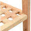 6 Pair Solid Wood Shoe Rack