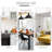 Mobile Kitchen Island with Drop Leaf-2135671298