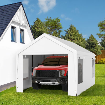 10 pi. L 20 pi. Abri de garage portatif D Carport