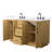 Elan TK 60" Freestanding Double Bathroom Vanity with Quartz Top-108351746-108351747-108351748
