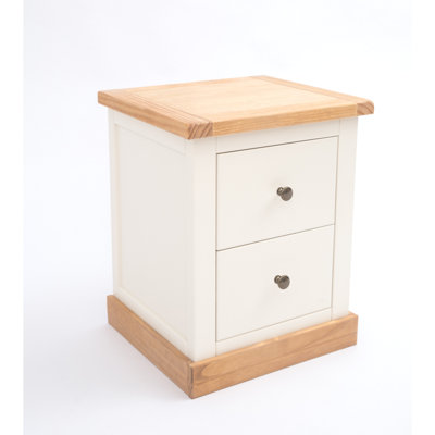 Kolten 45cm W Solid + Manufactured Wood Bedside Table