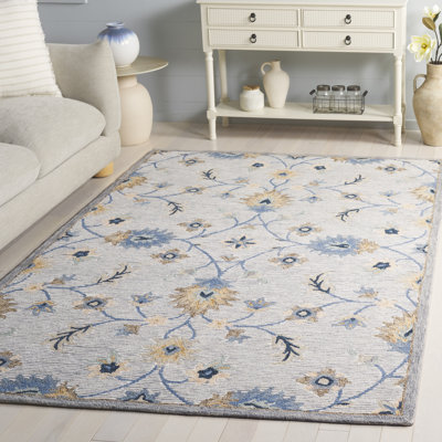 Jardin 766 touffeté à la main 80% laine; Tapis oriental 20% coton