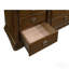 Commode 9 tiroirs avec miroir Brown Cherry