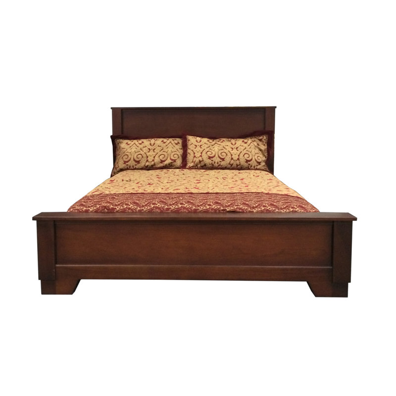 Dannalee Solid Wood Platform Bed, Queen