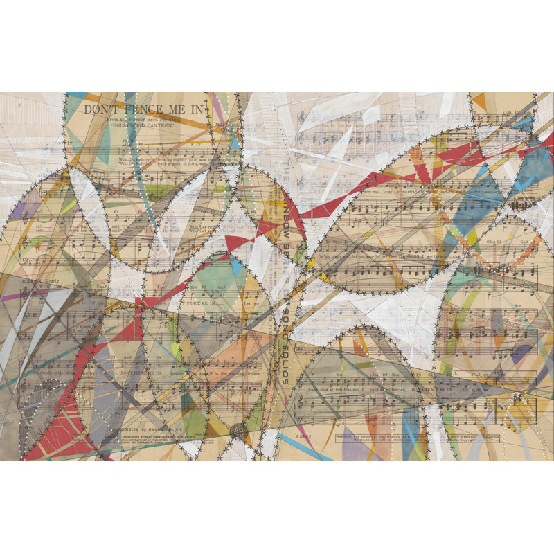 Don't Fence Me In - Graphic Art, Wrapped Canvas, 61 cm H x 91 cm W