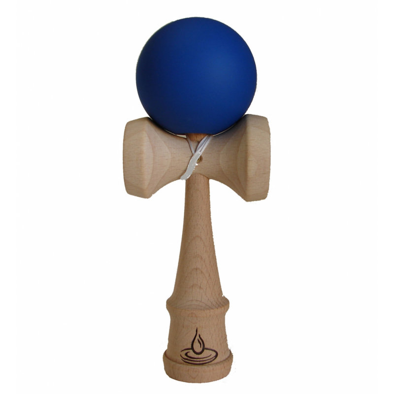 Kendama caoutchouté, Bleu