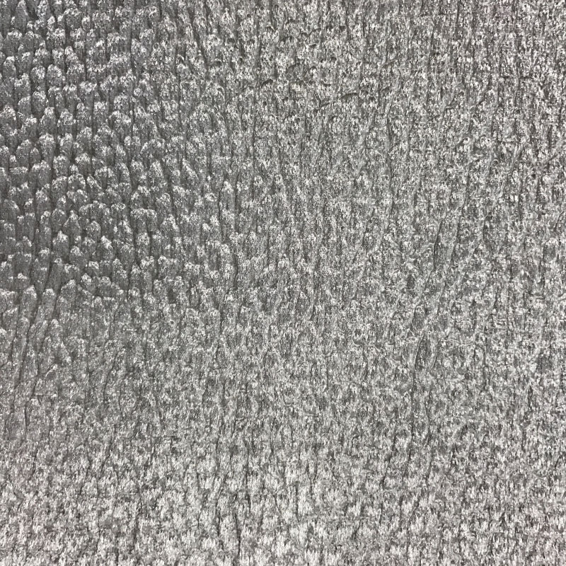 Animal Print Fabric, Pewter