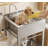 25" Stainless Steel Freestanding Utility Sink Single Bowl with Hot/Cold Water Inlet, NSF Certified for Kitchen, Laundry, Bar