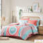 Grand lit corail avec draps-122450300-122450298