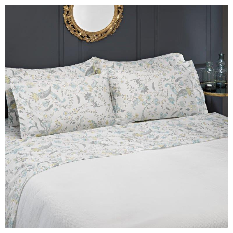 Botanical 100% Cotton Floral Sheet Set, King