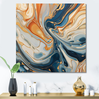 " Teal Orange Aqua Symphony "