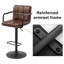 Tabouret pivotant à hauteur réglable Carveth