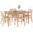 4 - Person Solid Wood Solid Wood Top Four Leg Dining Set-98271132-98271149-98271165