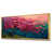Toile avec cadre flottant or