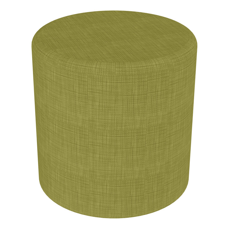 Nicholas Flexible Learning Modular Soft Seating Circle Ottoman for Classrooms and Common Spaces, 20" H x 18" W x 18" D, Yes
