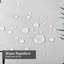 Green Leaf Bright Tropical Teal Shower Curtain with 12 Hooks-1603097188