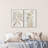 Sketch Border Floral Set Traditional Gold/Gray - 2 Piece Wrapped Canvas Painting Set-72819124