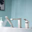 Robinet de baignoire romaine monocommande à fixation sur le comptoir-85843142