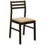 2 Tables de salle à manger avec abattants en tissu cappuccino 3 - Siège polyvalent