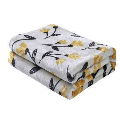 Machine Printed Throw Blanket