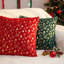 Abstract Red + Green Backrest Cushion
