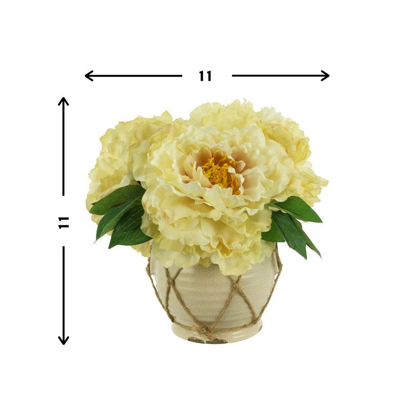 Lush Peonies in Pot