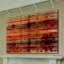 « orange floral burst » par parvez taj,, reproduction d’art sur toile tendue-14230599